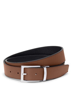 Belts Rechthoekige Omkeerbare Saffiano Leren Tumi Riem, 35mm