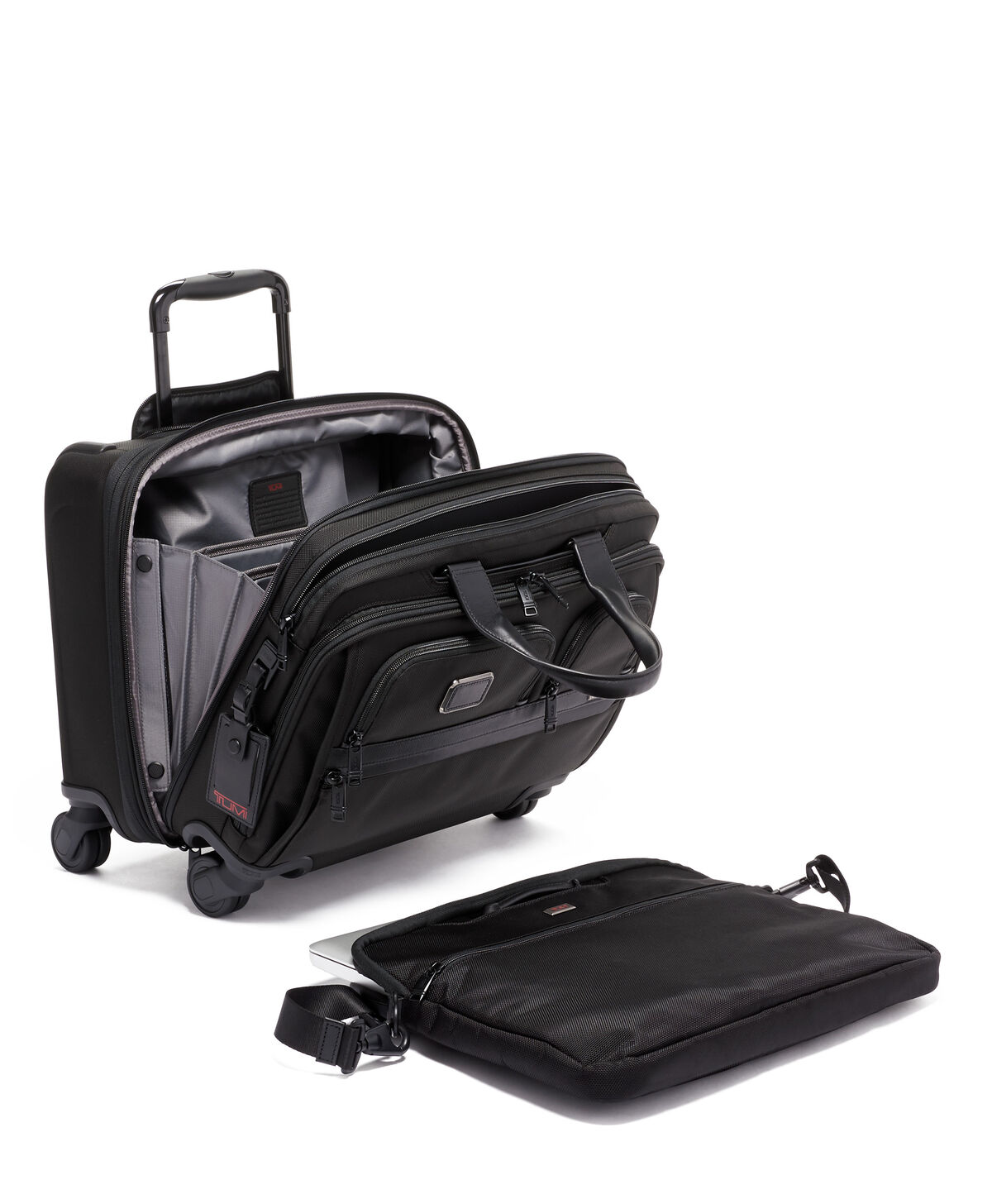 Alpha Uitbreidbare laptoptas Deluxe op wielen