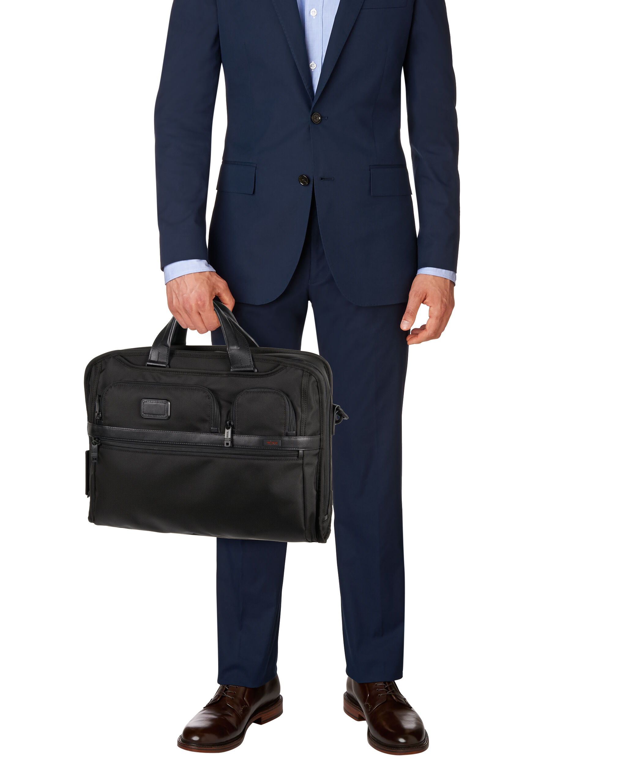 tumi alpha 2 compact laptop brief pack
