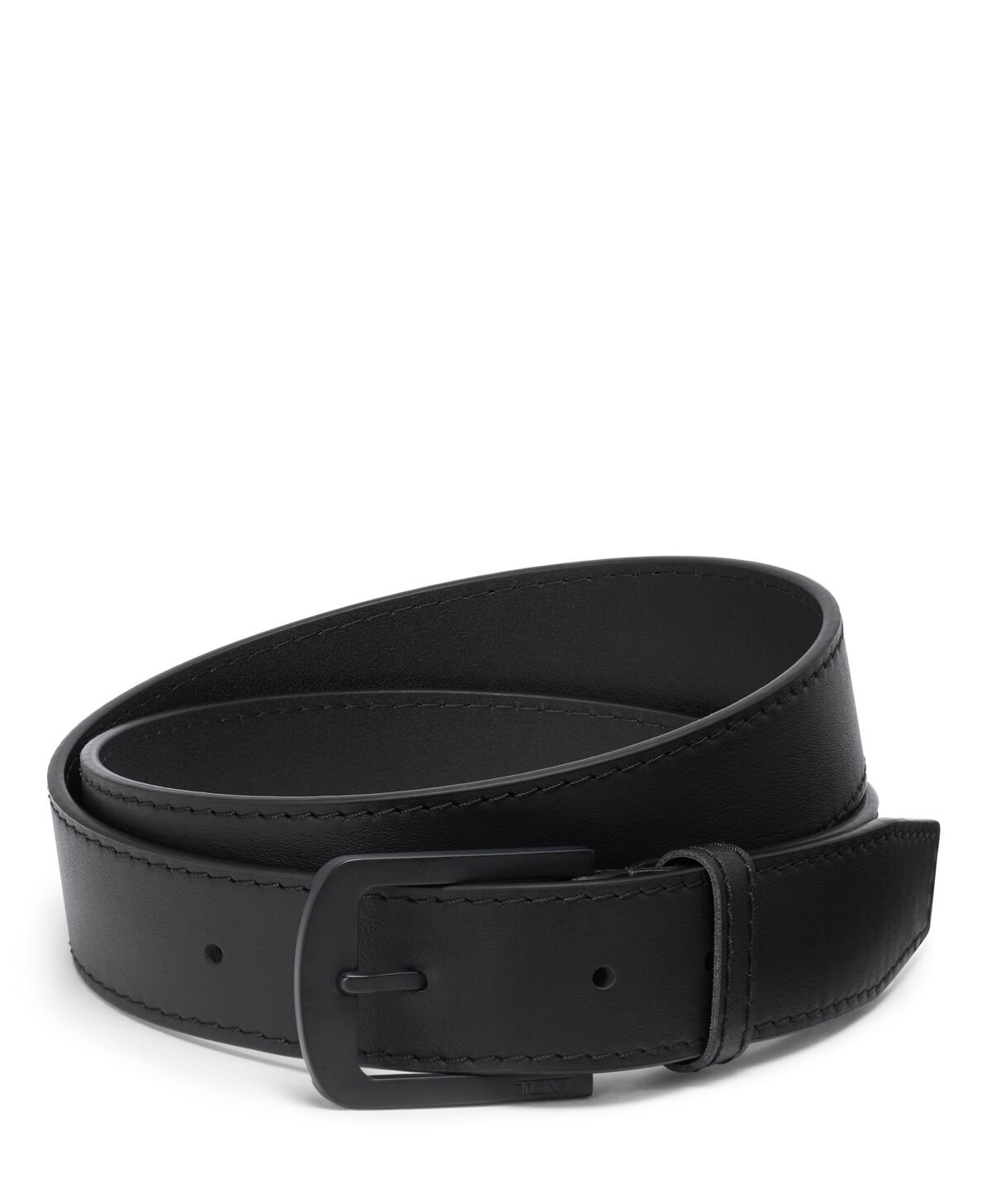 TUMI Leren riem met afgeronde hoeken, 35mm