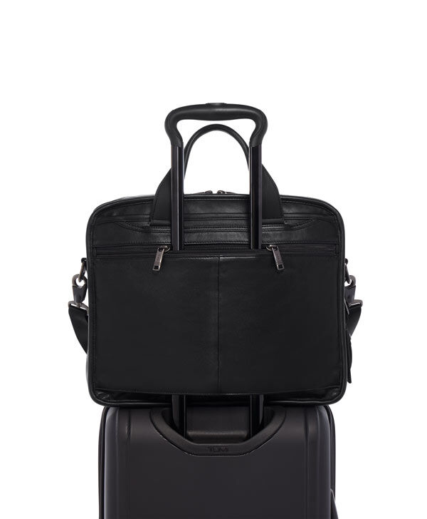 Tumi alpha 2 leather briefcase discount