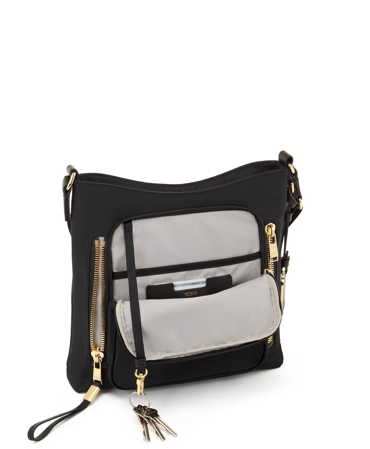 TUMI Voyageur TYLER CROSSBODY  Black/Gold TUMI Voyageur TYLER CROSSBODY  Black/Gold