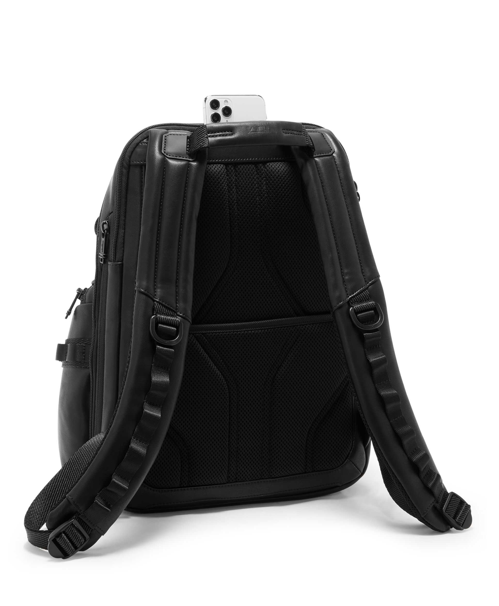 Tumi alpha bravo leather backpack outlet