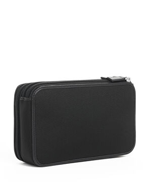 Alpha Triple Zip Clutch