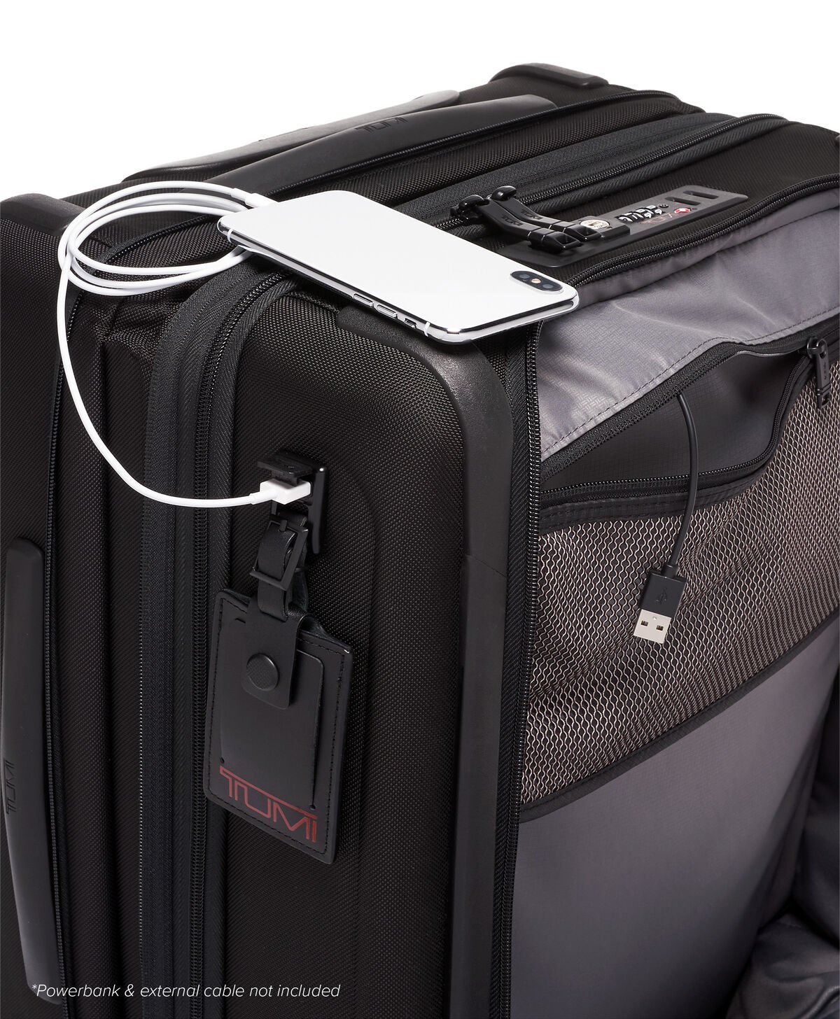 TUMI Alpha 3 CONT DUAL ACCESS 4WHL C/O Black