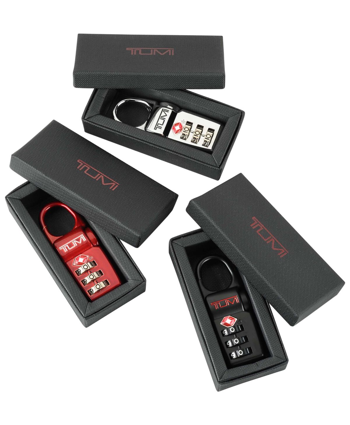 TUMI Tumi Travel Access. TSA LOCK BOX SET OF 3  Black