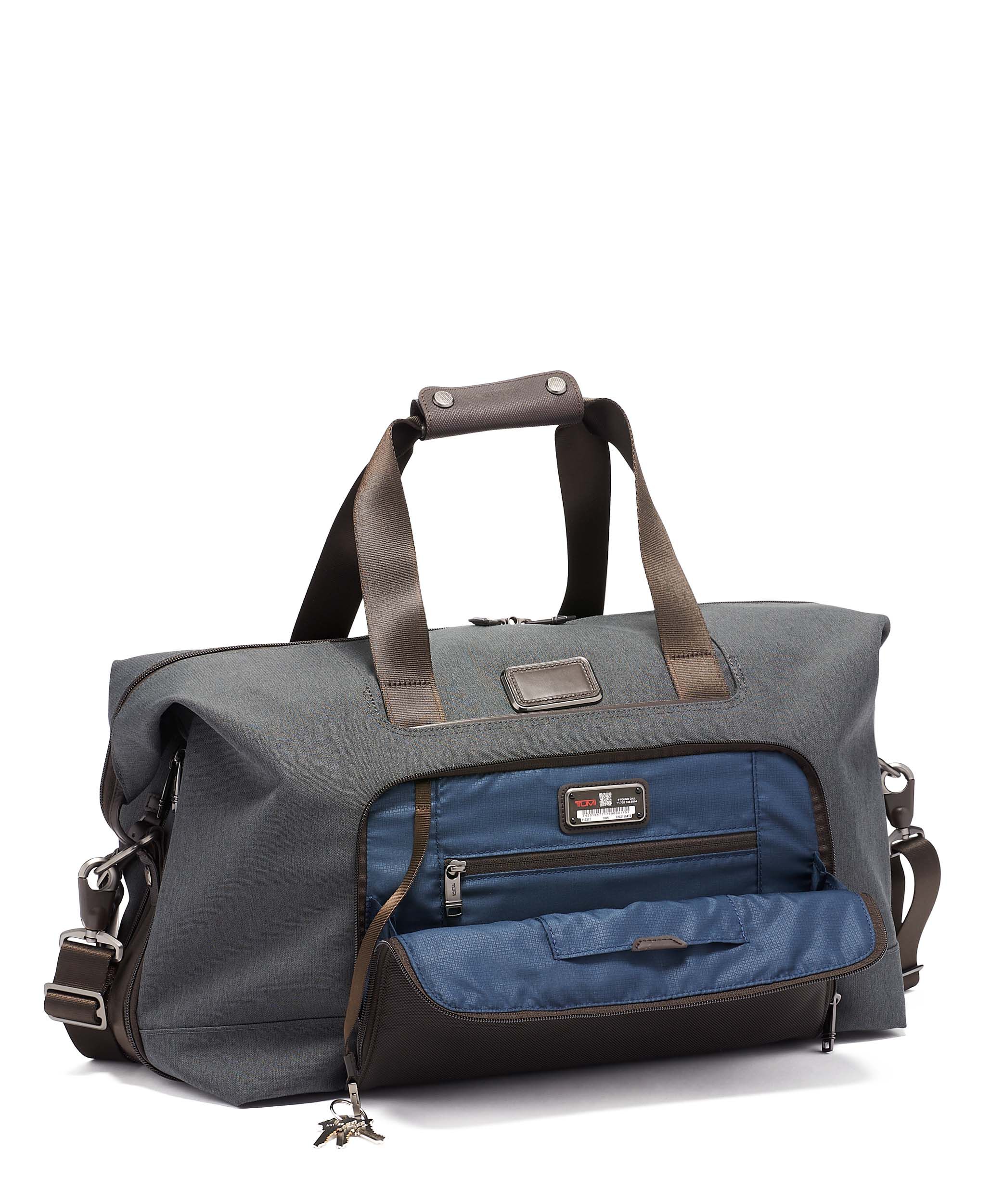Tumi alpha 2 double expansion travel satchel duffel bag outlet