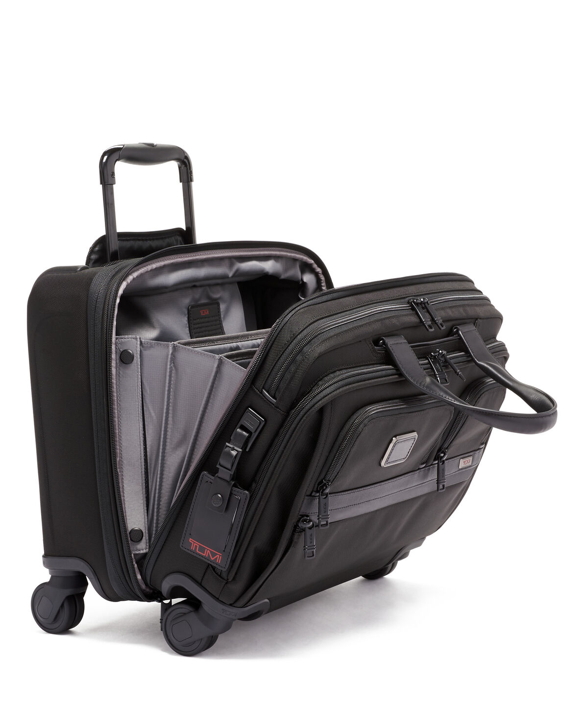 Alpha Uitbreidbare laptoptas Deluxe op wielen