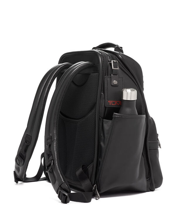 tumi leather laptop bag