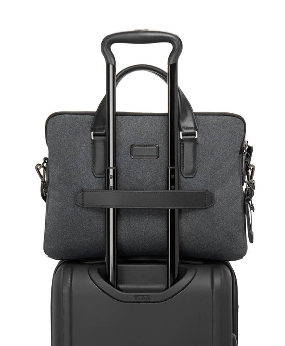 TUMI TUMI HARRISON Sycamore Briefcase Dark Charcoal