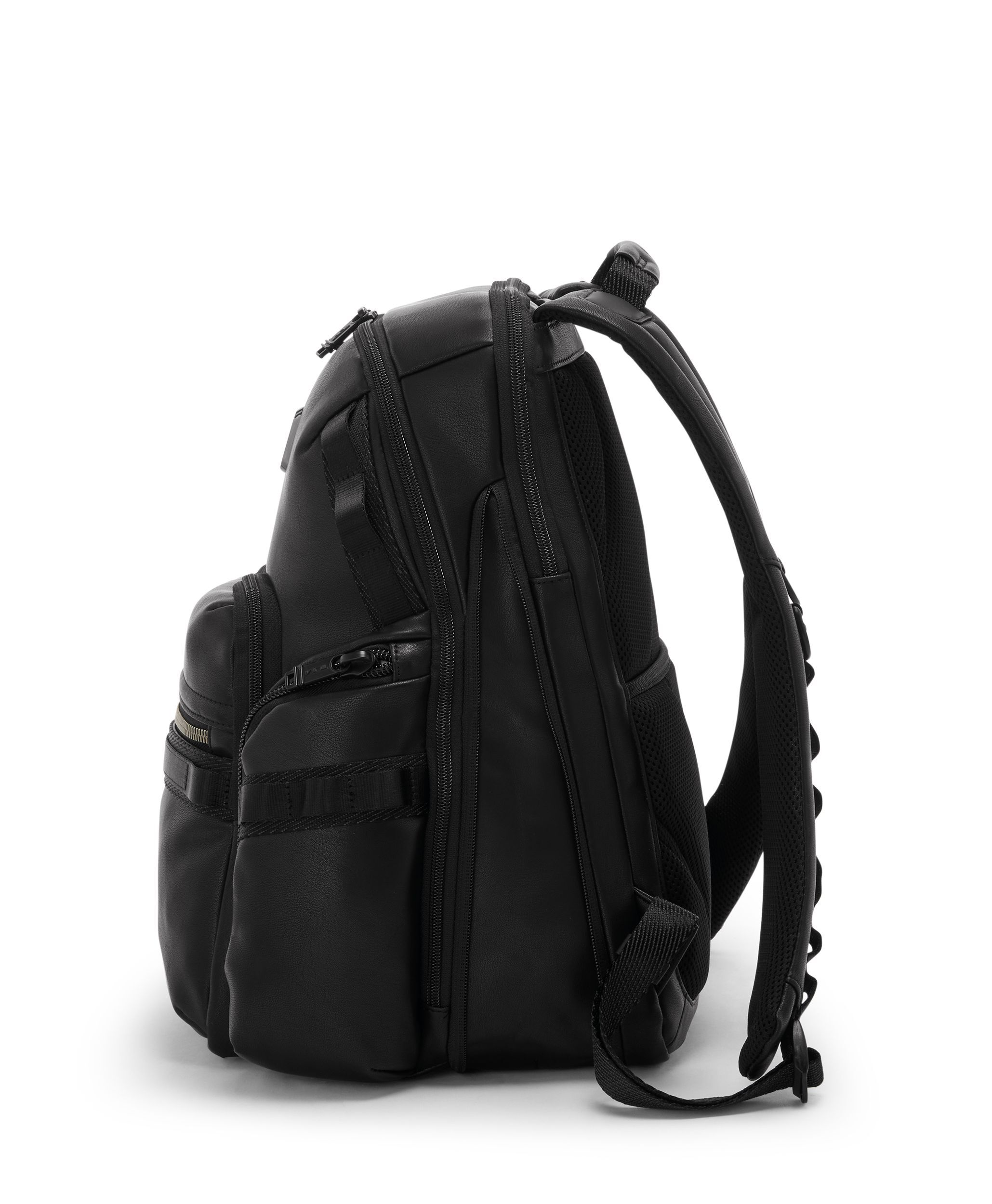 Tumi alpha bravo leather backpack top