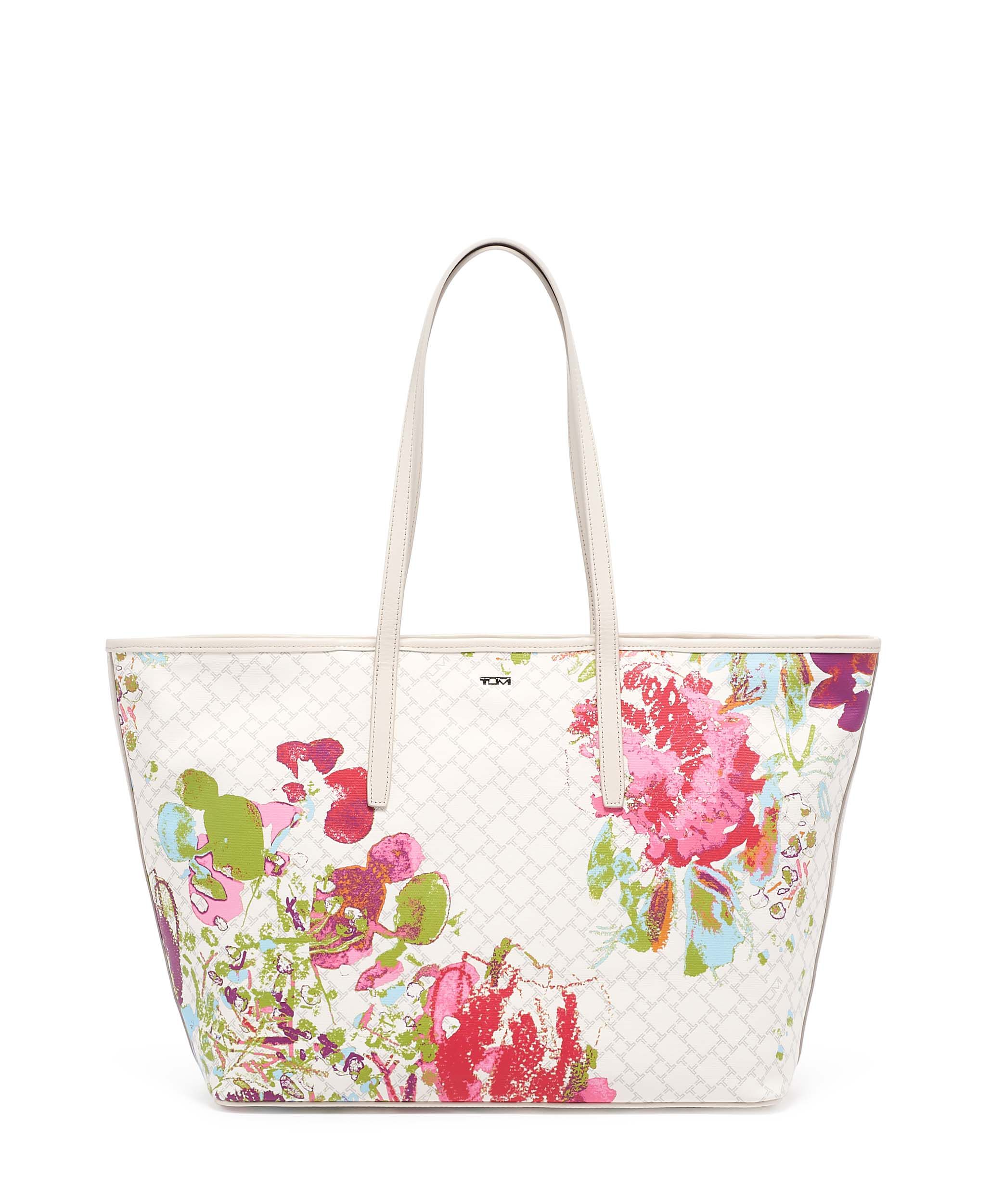 tumi floral luggage