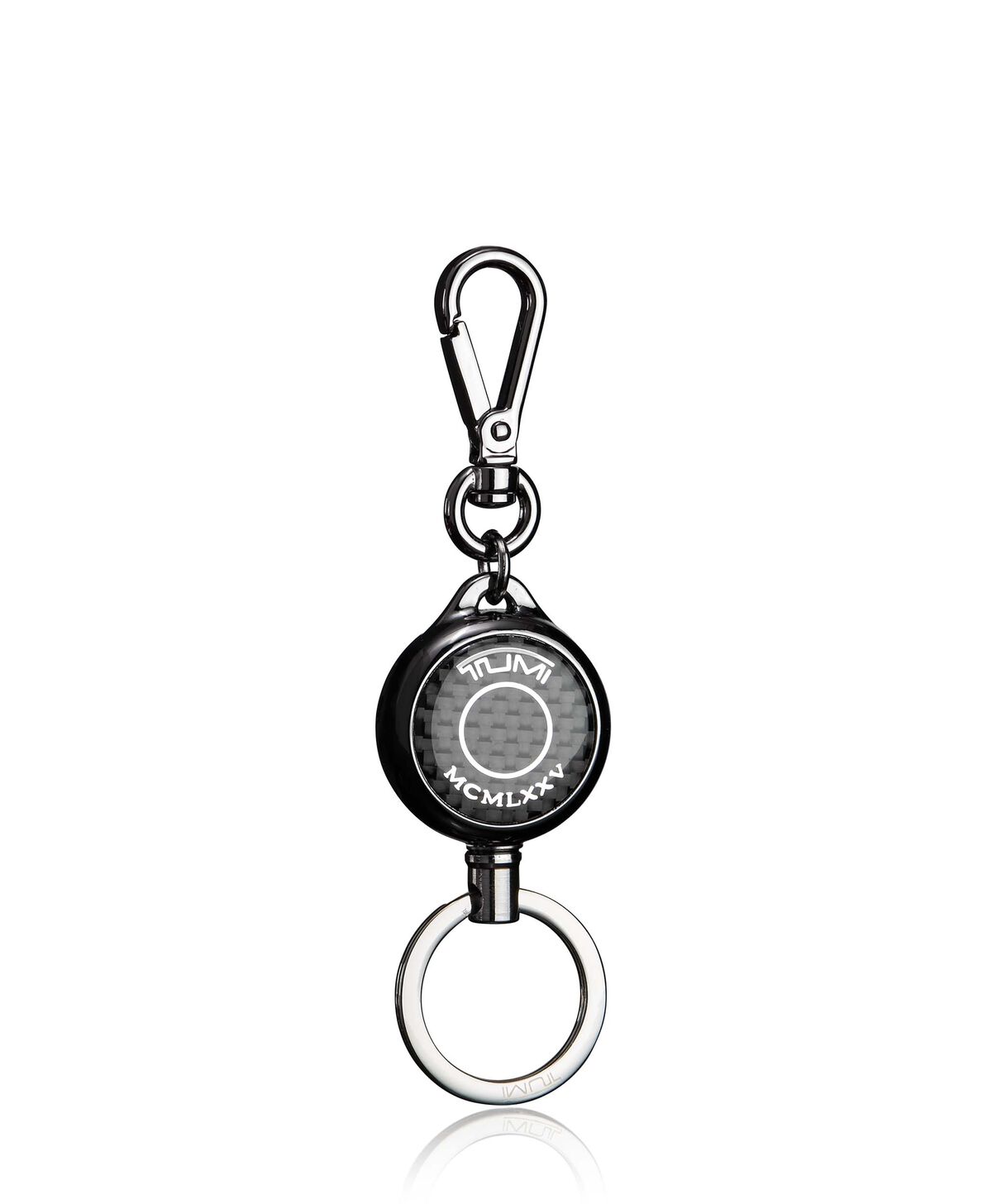 TUMI Key Fobs RETRACTABLE KEY FOB  Carbon